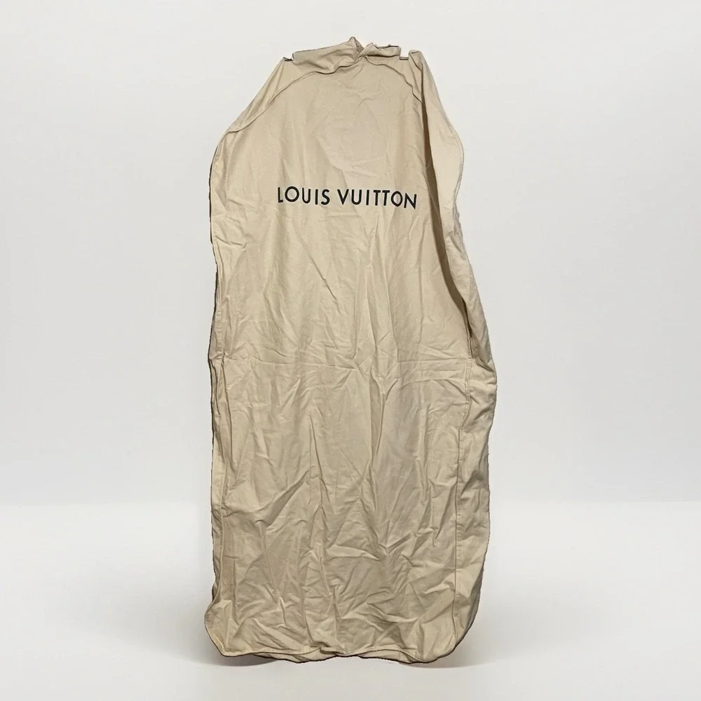 Louis Vuitton Garment Suit Bag Zip Up Large Wardrobe Dust Cover Cream